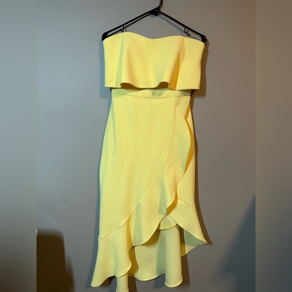 Xscape Dresses Xscape Yellow Dress Poshmark